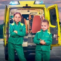 Ambulanssjuksköterska Barn Maskeraddräkt
