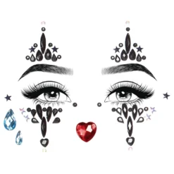 Ansiktssmycken Harlequin Deluxe