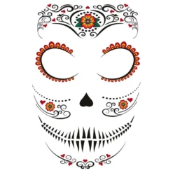 Ansiktstatueringar Day of the Dead