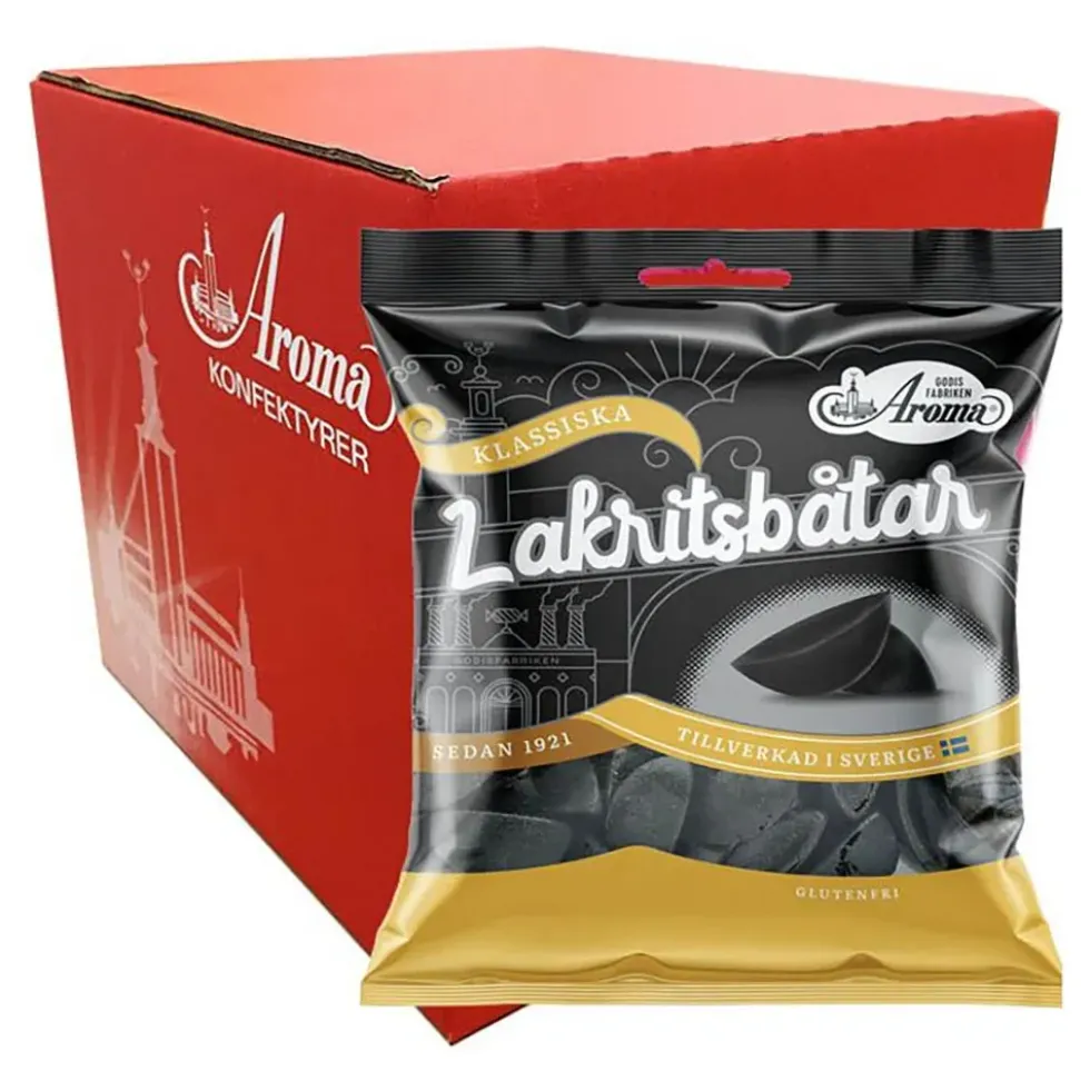 Aroma Lakritsbåtar i Påse Storpack