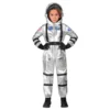 Astronaut Silver Metallic Barn Maskeraddräkt