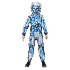 Astronaut Skelett Barn Maskeraddräkt