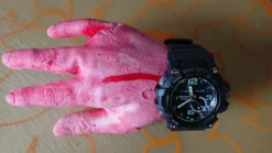 Avhuggen Hand med Blod Prop