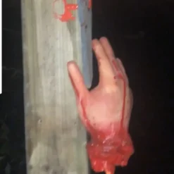 Avhuggen Hand med Blod Prop