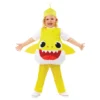 Baby Shark Gul Barn Maskeraddräkt