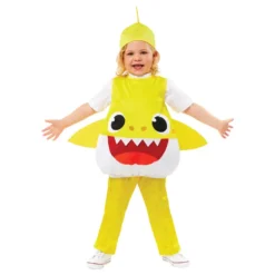 Baby Shark Gul Barn Maskeraddräkt