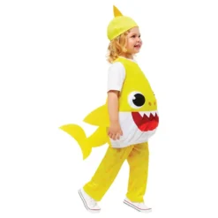 Baby Shark Gul Barn Maskeraddräkt