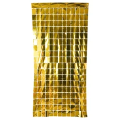 Backdrop Gardin Kvadratisk Guld