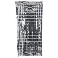 Backdrop Gardin Kvadratisk Silver