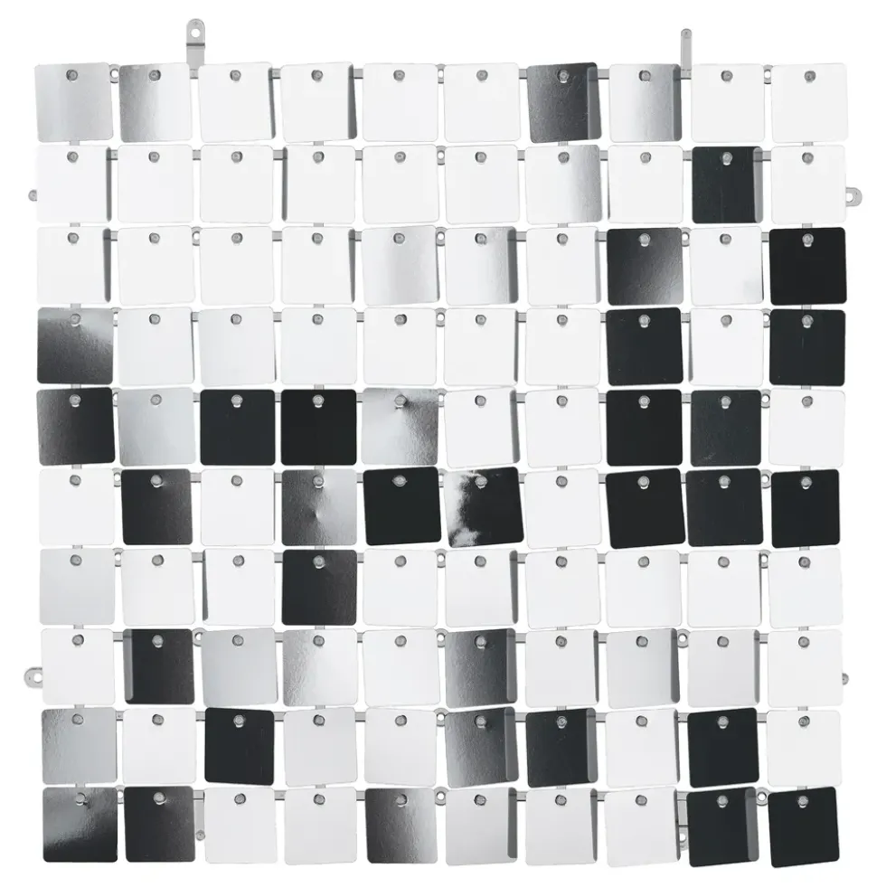 Backdrop Paljettpanel Silver