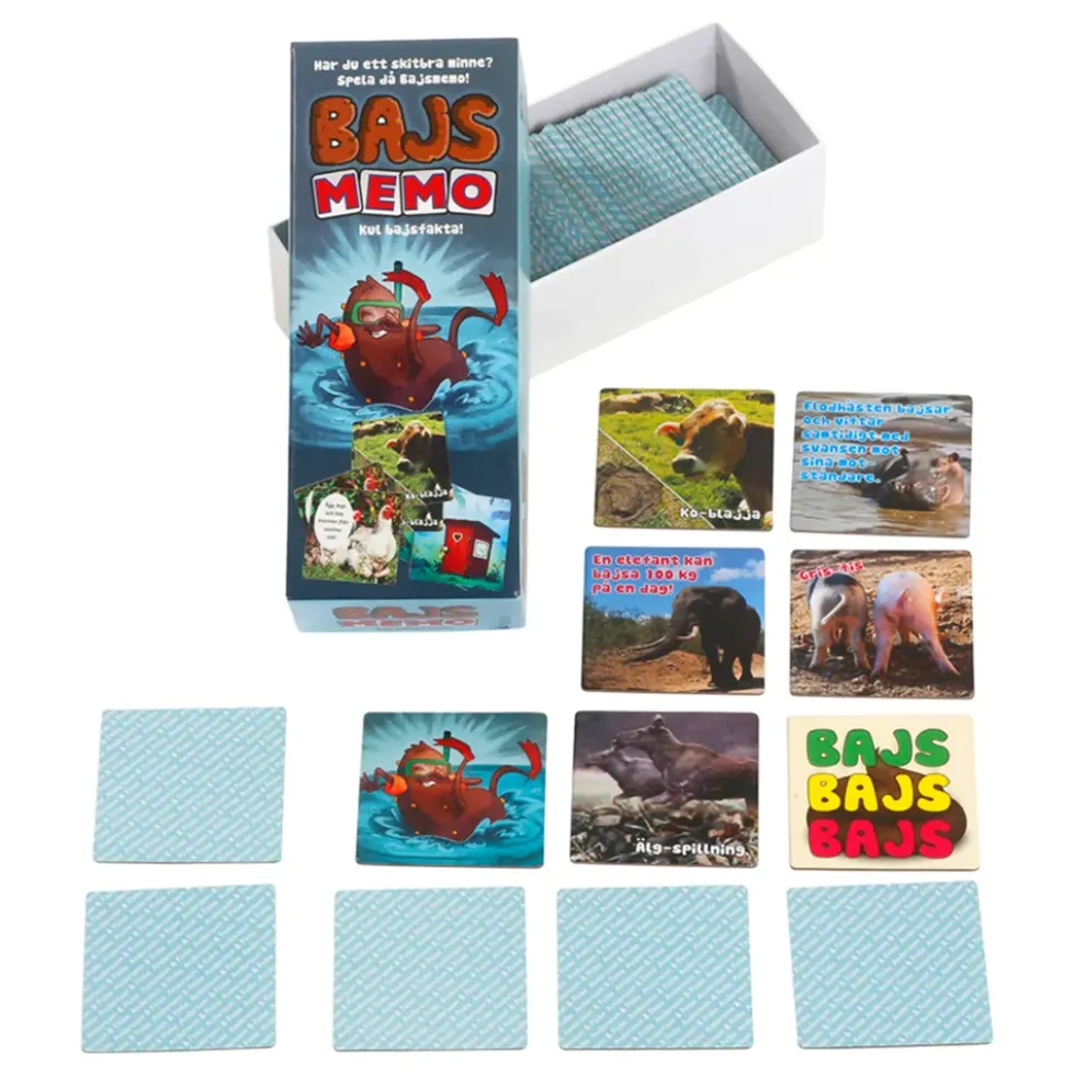 Bajsmemo Sällskapsspel
