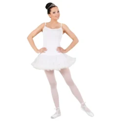 Ballerina Vit Maskeraddräkt