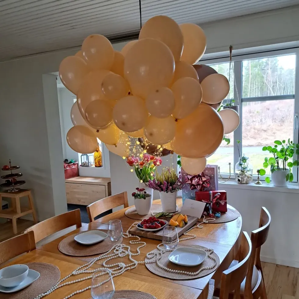 Ballongbåge Gold Blush/Roséguld
