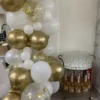 Ballongbåge Guld/Krom