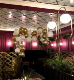 Ballongbåge Guld/Krom