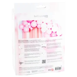 Ballongbåge Rosa/Vit