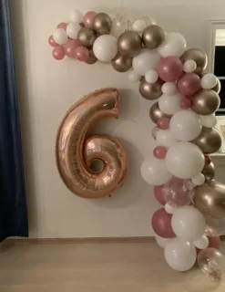Ballongbåge Roséguld