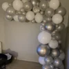 Ballongbåge Silver/Krom