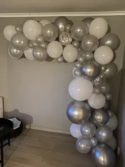 Ballongbåge Silver/Krom