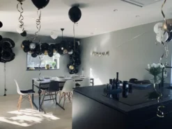 Ballongbåge Svart/Guld