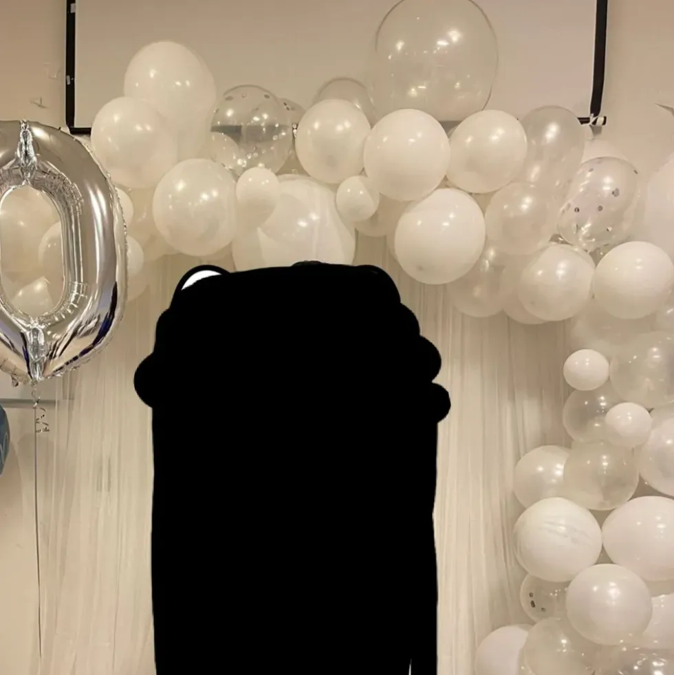 Ballongbåge Vit