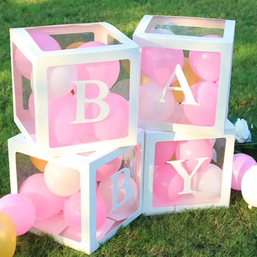 Ballongbox med Bokstav