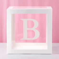 Ballongbox med Bokstav