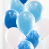 Ballongbukett Blå/Vit