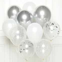 Ballongbukett Silver