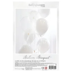 Ballongbukett Vit