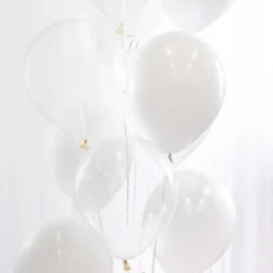 Ballongbukett Vit