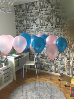 Ballonger Blå Metallic