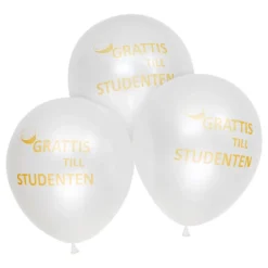 Ballonger Grattis till Studenten
