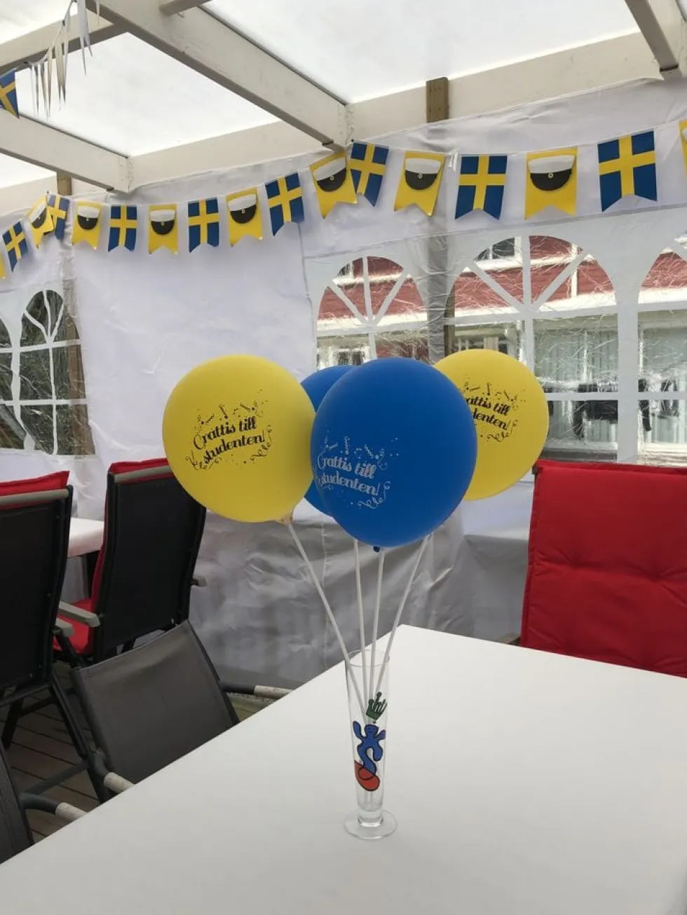 Ballonger Grattis till Studenten!