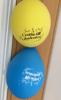 Ballonger Grattis till Studenten!
