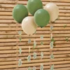 Ballonger Gröna Löv Botanic