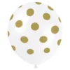 Ballonger Guld Prickiga