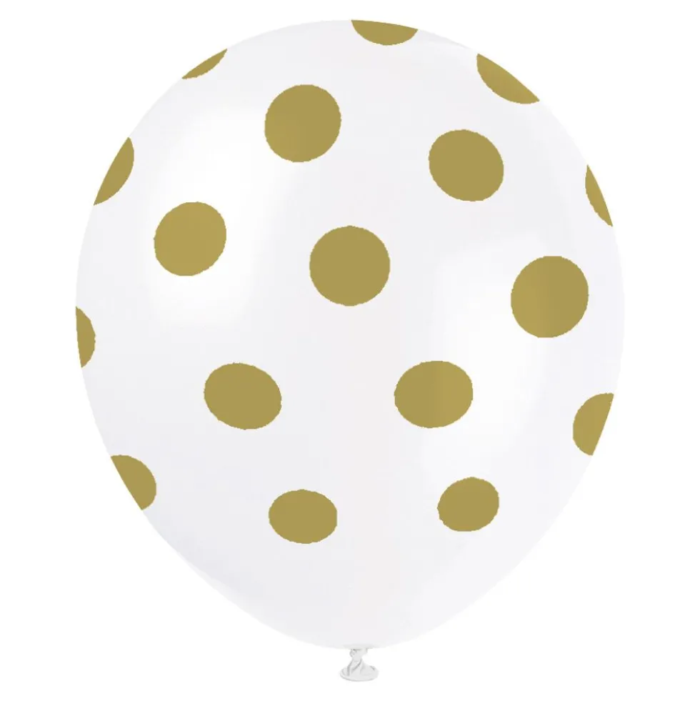 Ballonger Guld Prickiga
