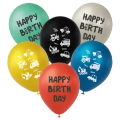 Ballonger Happy Birthday Vägarbete