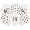 Ballonger Happy 50 med Rosetter