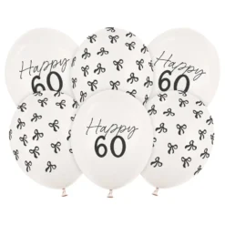 Ballonger Happy 60 med Rosetter