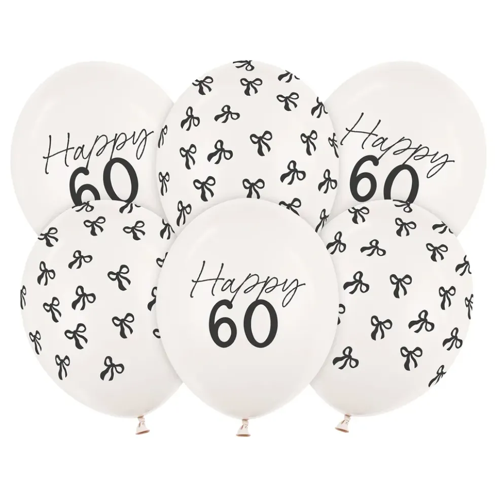 Ballonger Happy 60 med Rosetter