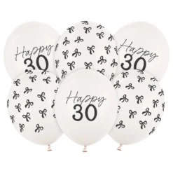 Ballonger Happy 30 med Rosetter