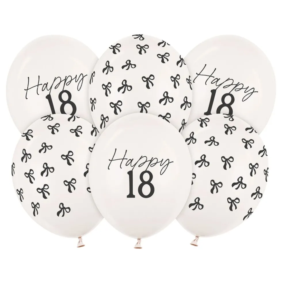 Ballonger Happy 18 med Rosetter