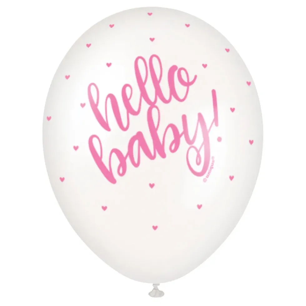 Ballonger Hello Baby Rosa
