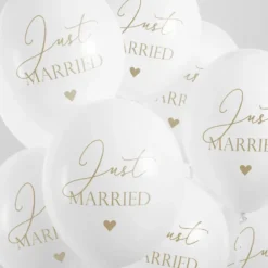Ballonger Just Married Pure White