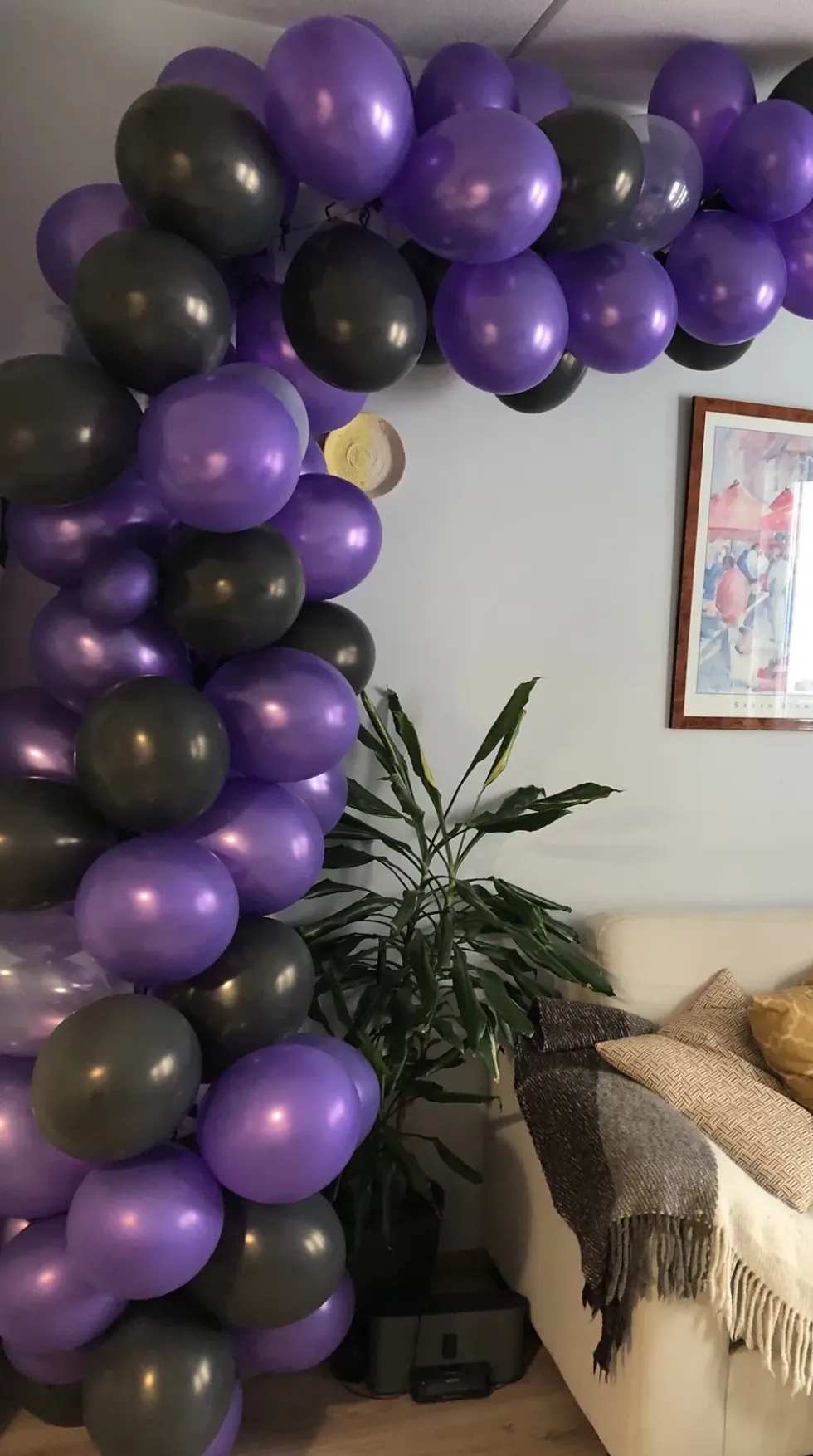 Ballonger Lila Metallic