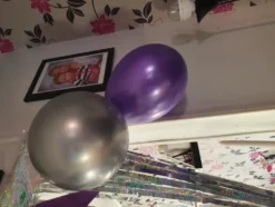 Ballonger Lila Metallic