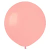 Ballonger Ljusrosa Runda Stora