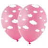 Ballonger med Moln Rosa